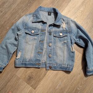 SHEIN Kids Light Blue Jean Jacket